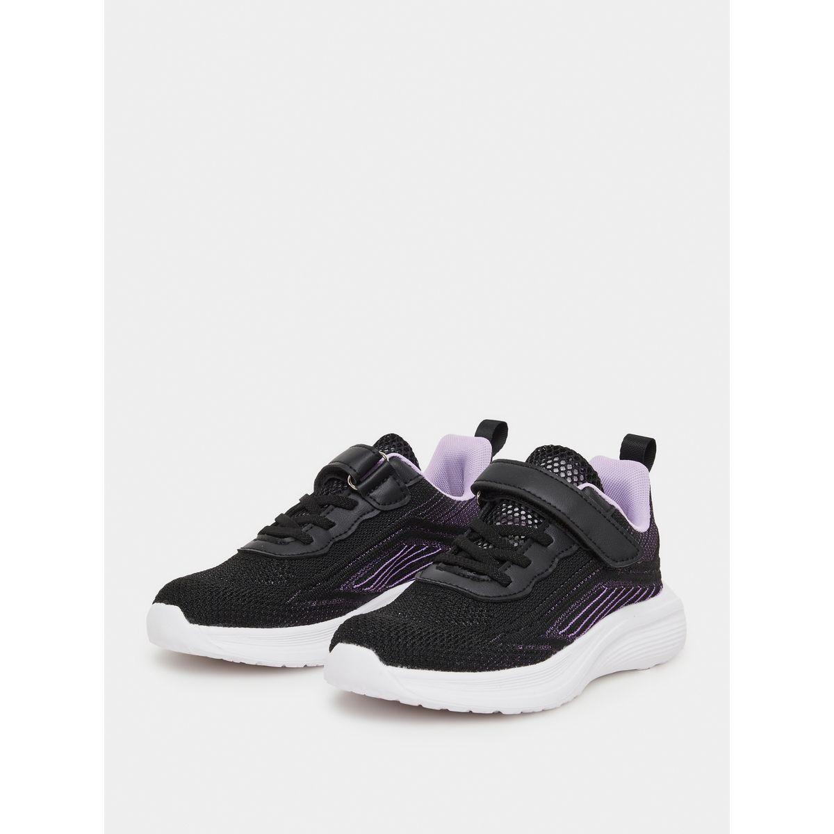 Styli Boys Black Sneakers with Hook and Loop-boys-shoes-sneakers-image-2