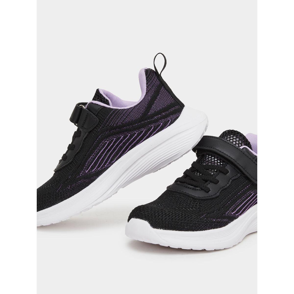 Styli Boys Black Sneakers with Hook and Loop-boys-shoes-sneakers-image-3
