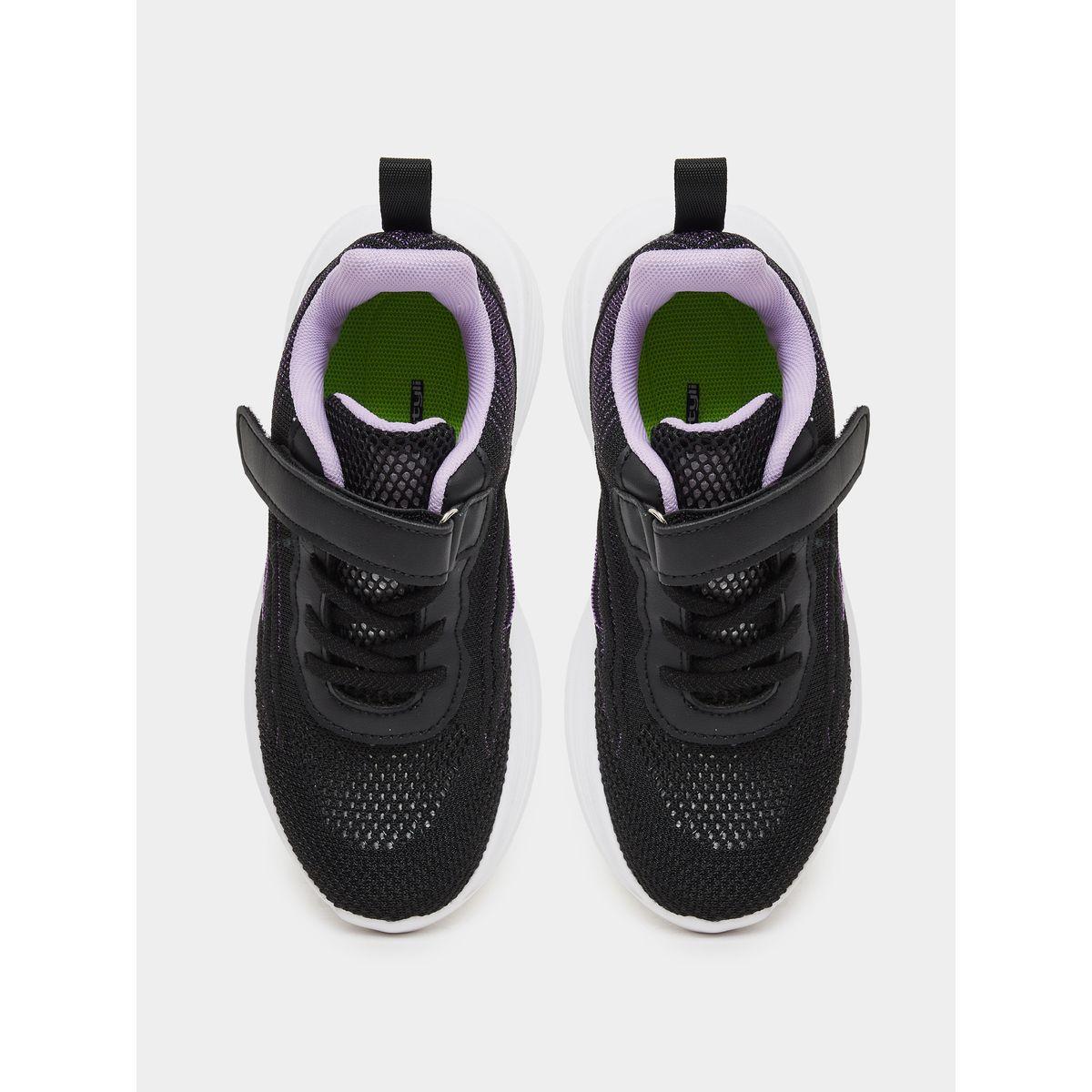 Styli Boys Black Sneakers with Hook and Loop-boys-shoes-sneakers-image-5