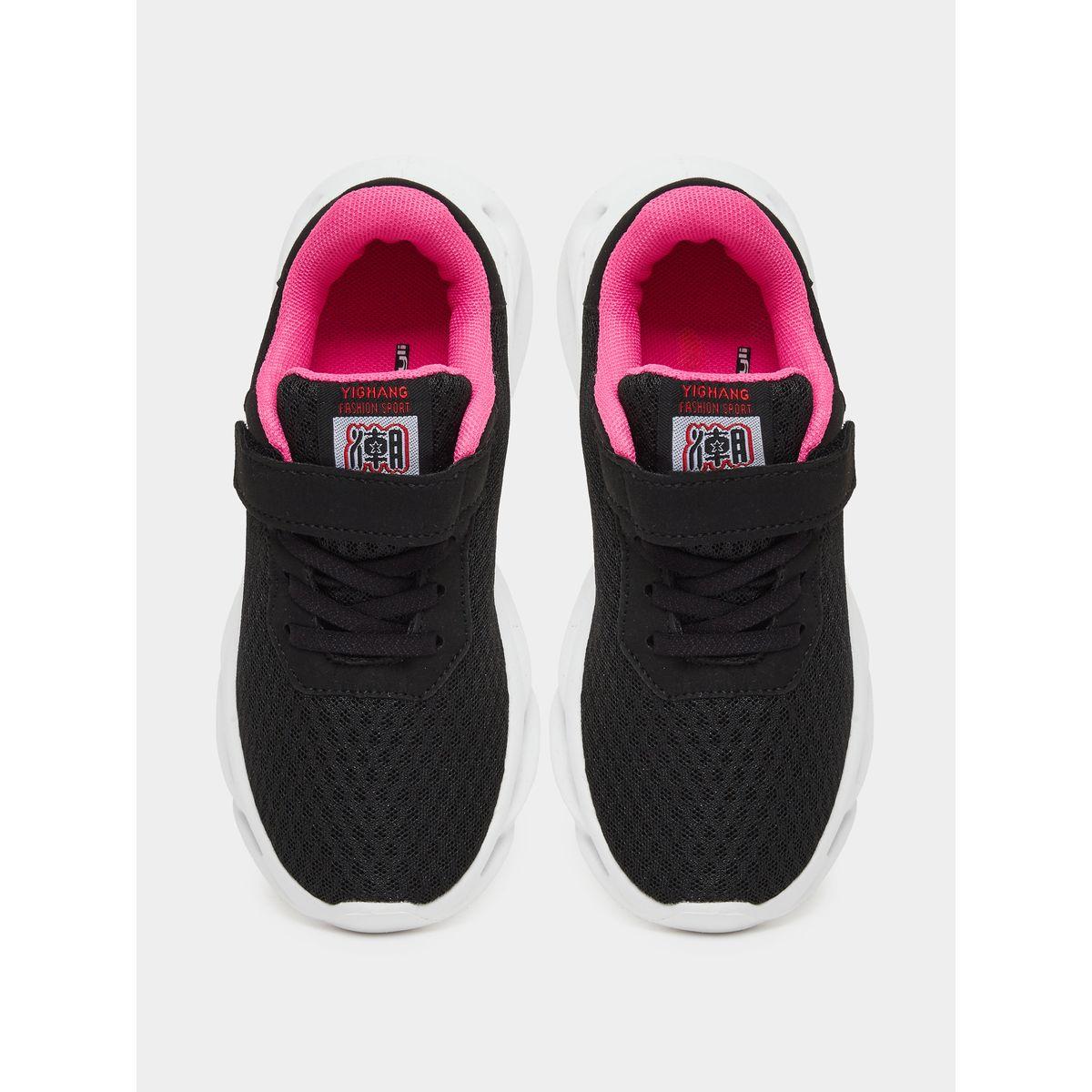 حذاء سنيكرز بشريط فيلكرو وتفاصيل بارزة الملمس-girls-shoes-sneakers-image-5