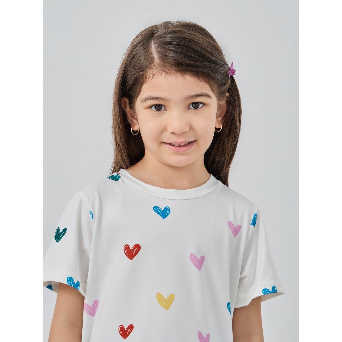 Styli Heart Print Round Neck T-Shirt-girls-clothing-tshirts-image-3