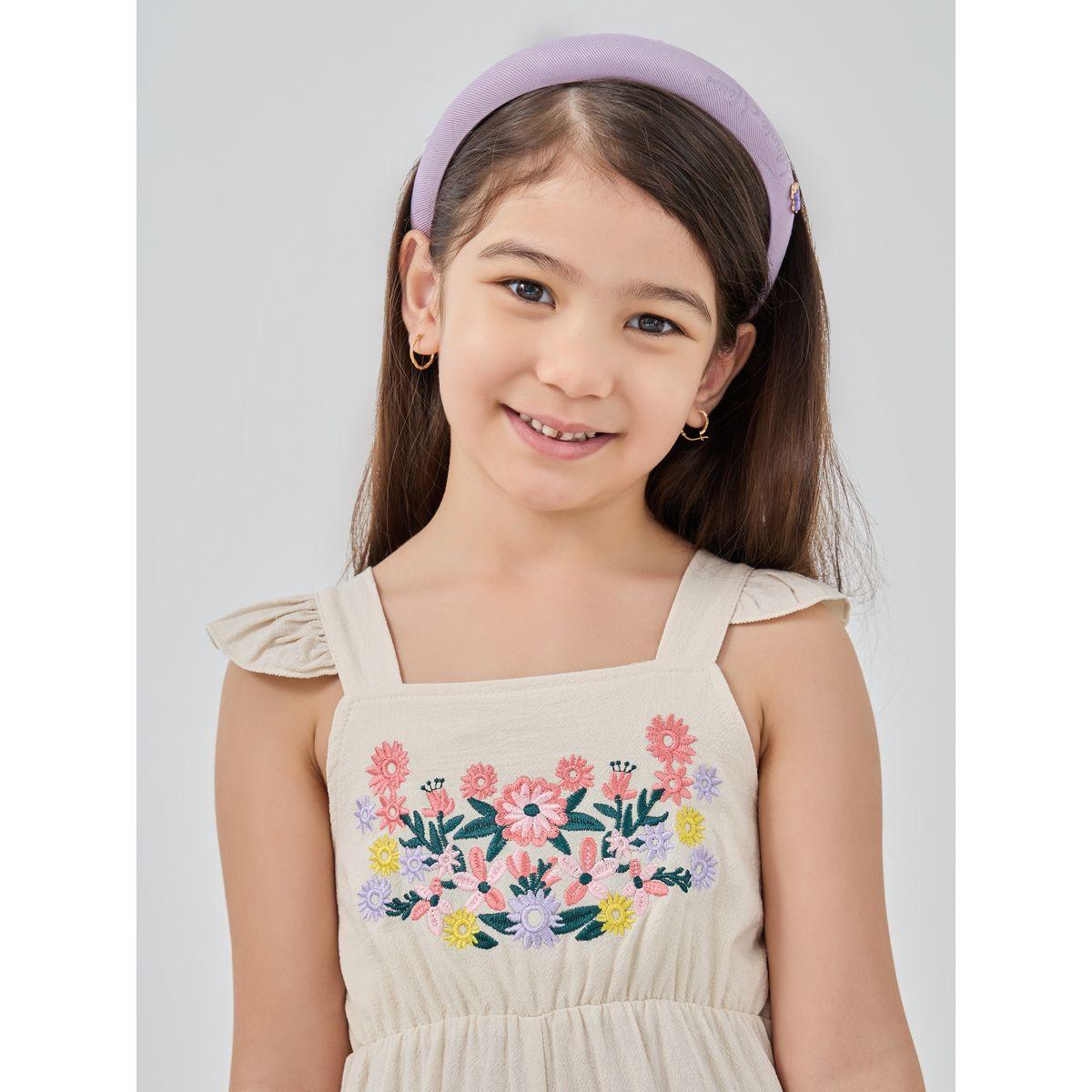 Styli Floral Embroidery Ruffle Hem Wide Leg Jumpsuit-girls-clothing-rompers-image-3