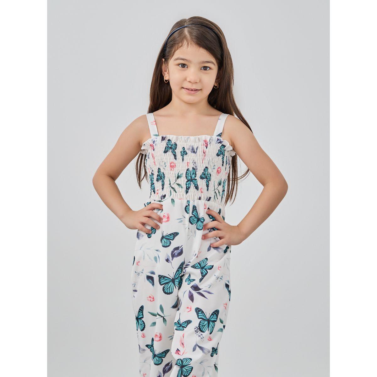 Styli White Butterfly Print Cami Wide Leg Jumpsuit-girls-clothing-rompers-image-2