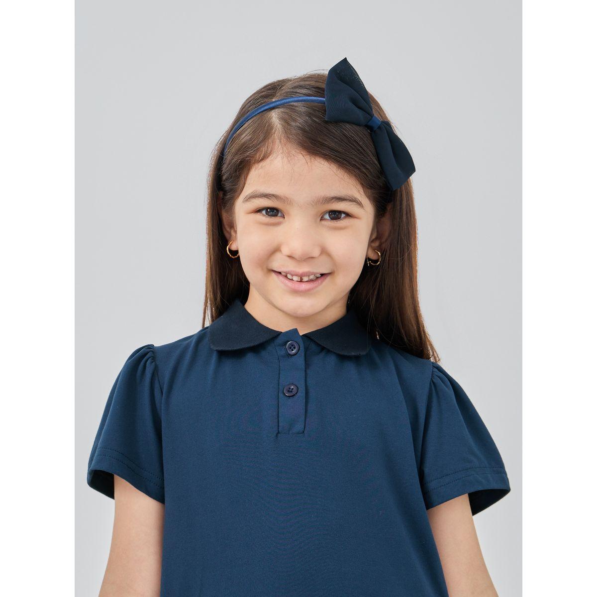 Styli Solid Polo Collar Tiered Dress-girls-clothing-dressesandjumpsuits-image-4