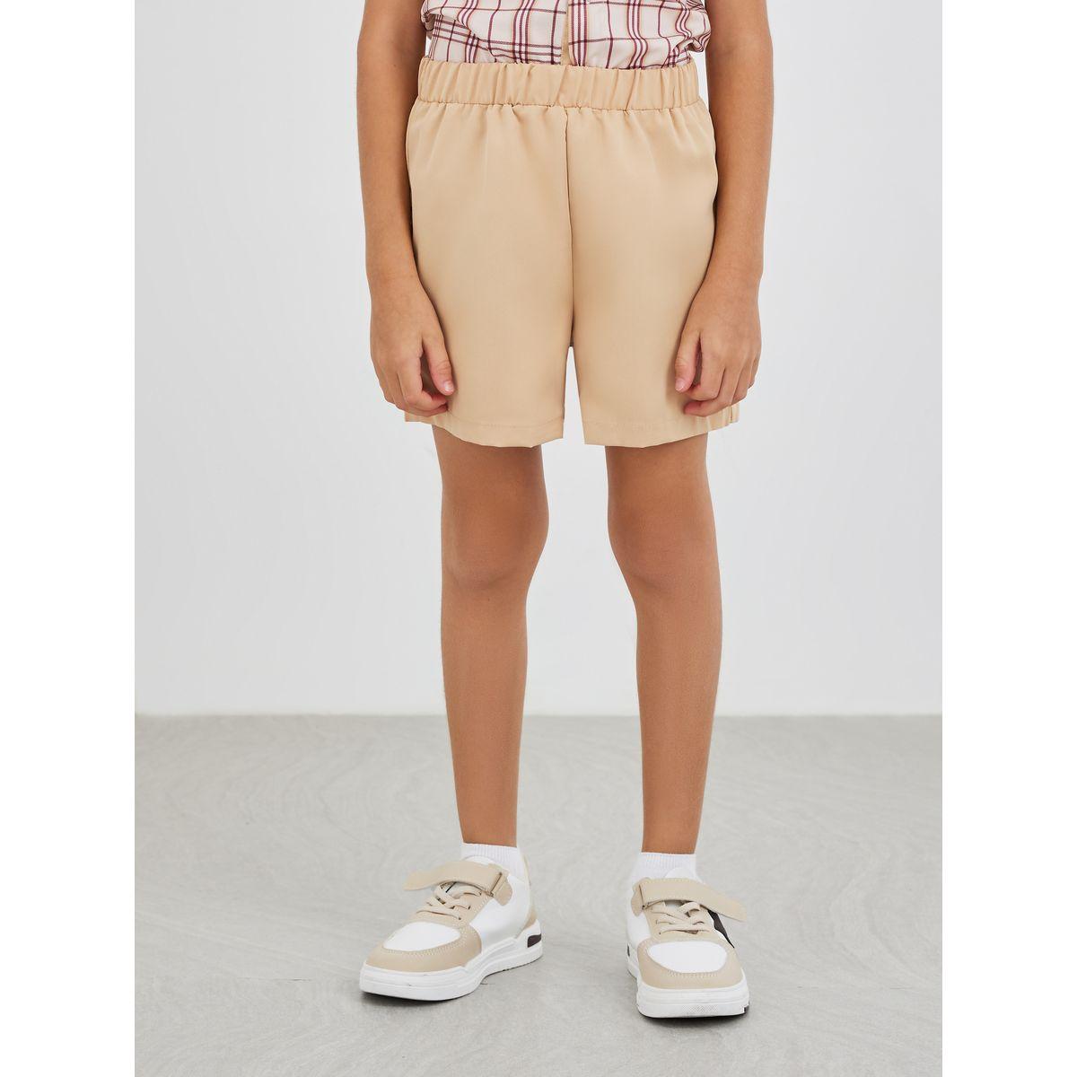طقم من شورت وقميص بطبعة مربعات-boys-clothing-setsandcoords-image-5
