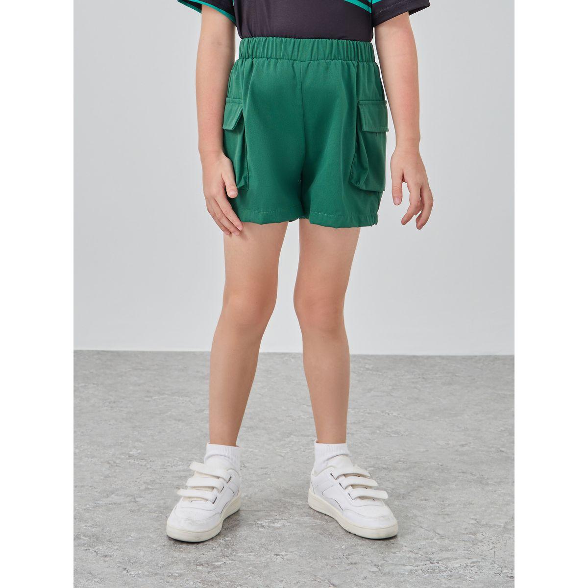Styli Striped T-Shirt and Cargo Shorts Set-boys-clothing-setsandcoords-image-5