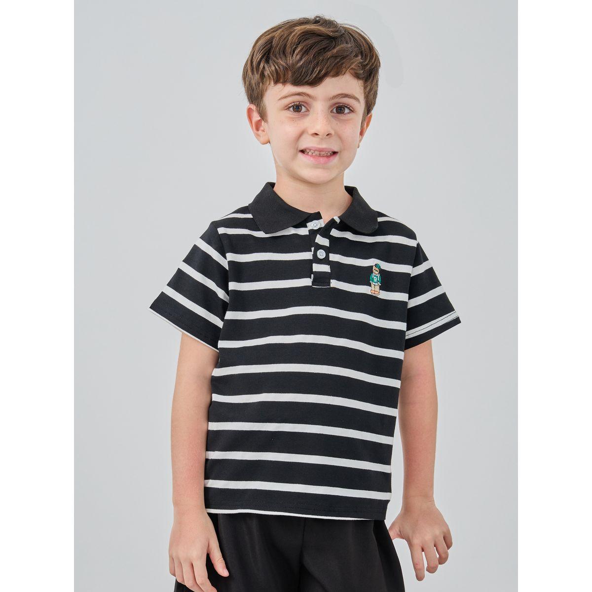 Styli Pack of 2 - Striped Polo T-Shirt-boys-clothing-tshirtsandpolos-image-3