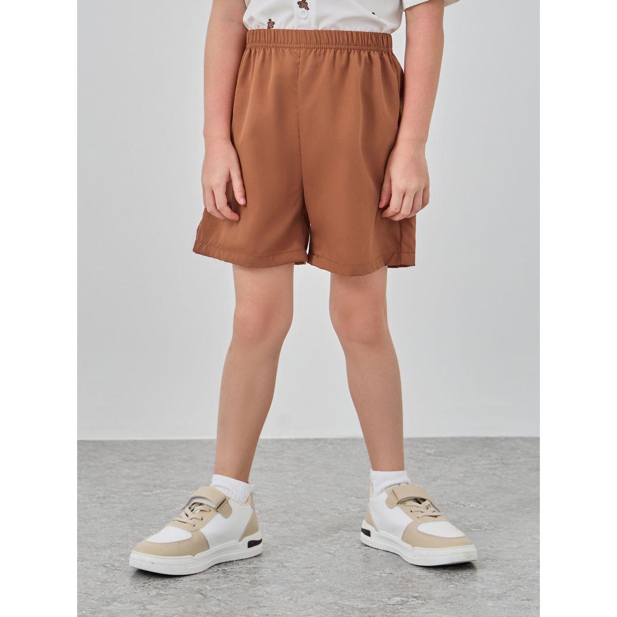 طقم من شورت وقميص بطبعة دب-boys-clothing-setsandcoords-image-5