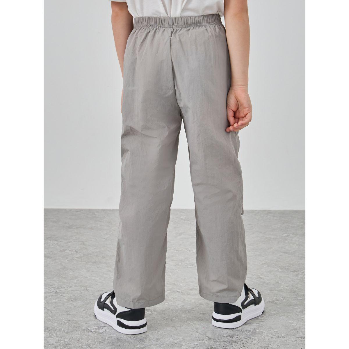 Styli Solid Elastic Waist Pocket Detail Pants-boys-clothing-bottoms-trousers-image-4