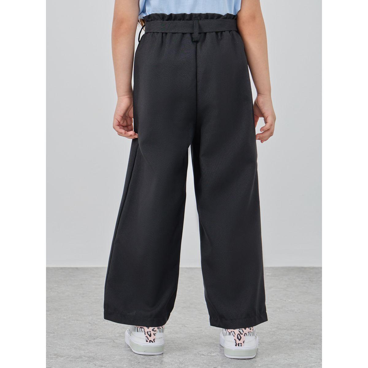 مجموعة من 2 - بنطال سادة بقصة أرجل مستقيمة-girls-clothing-bottoms-trousers-image-5