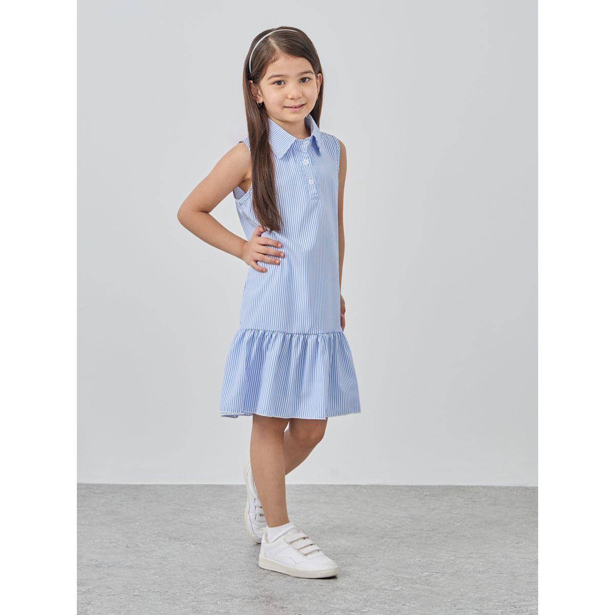 فستان مخطط بحافة كشكش-girls-clothing-dressesandjumpsuits-image-1