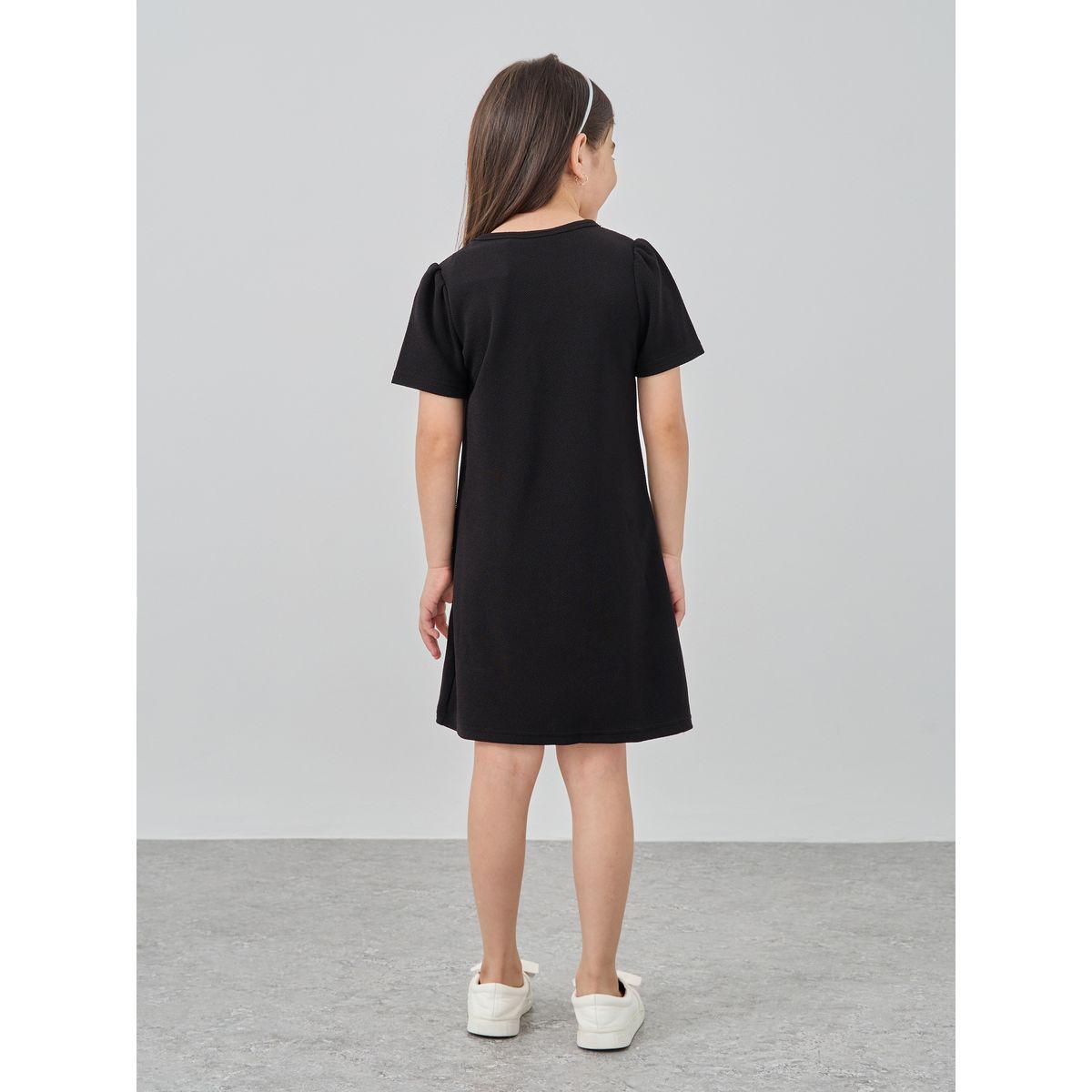 فستان بتفاصيل فيونكة مع ياقة دائرية-girls-clothing-dressesandjumpsuits-image-5
