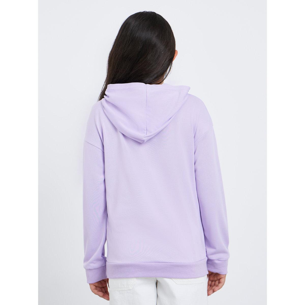 هودي سادة بقصة مريحة-girls-clothing-sweatshirts-image-4