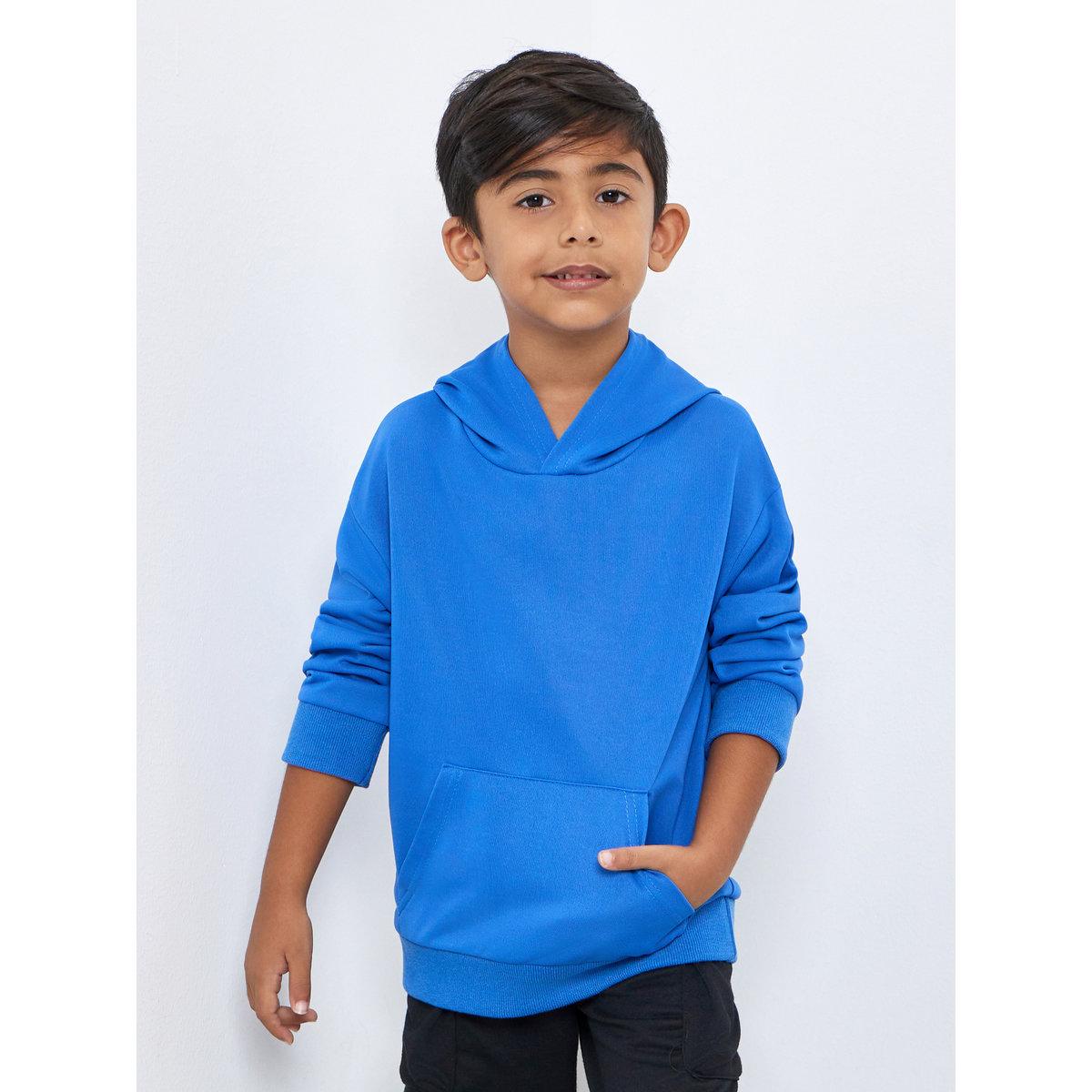 هودي بقصة مريحة مع تفاصيل جيب-boys-clothing-sweatshirts-image-1