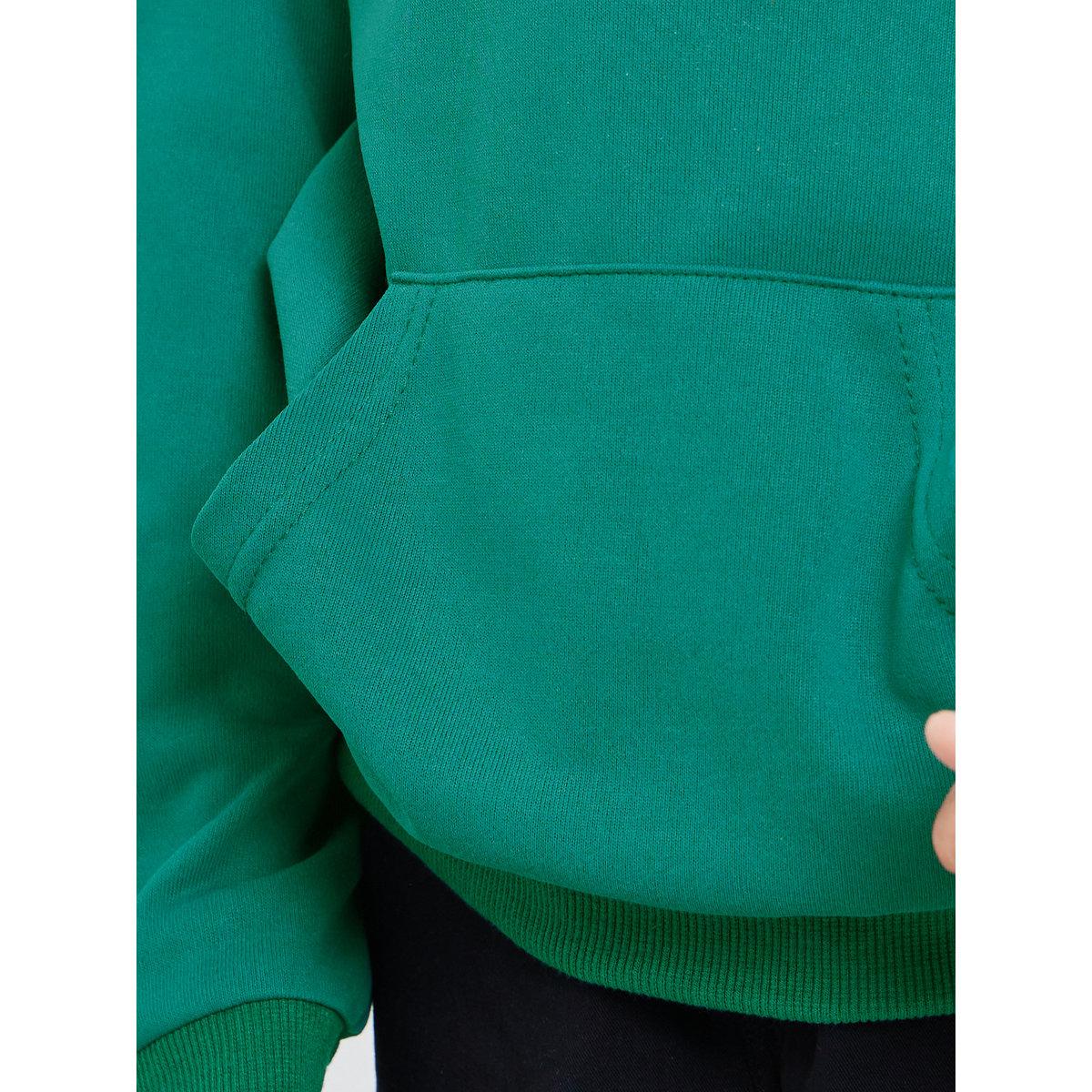 هودي بقصة مريحة مع تفاصيل جيب أمامي-boys-clothing-winterwear-sweatshirts-image-3