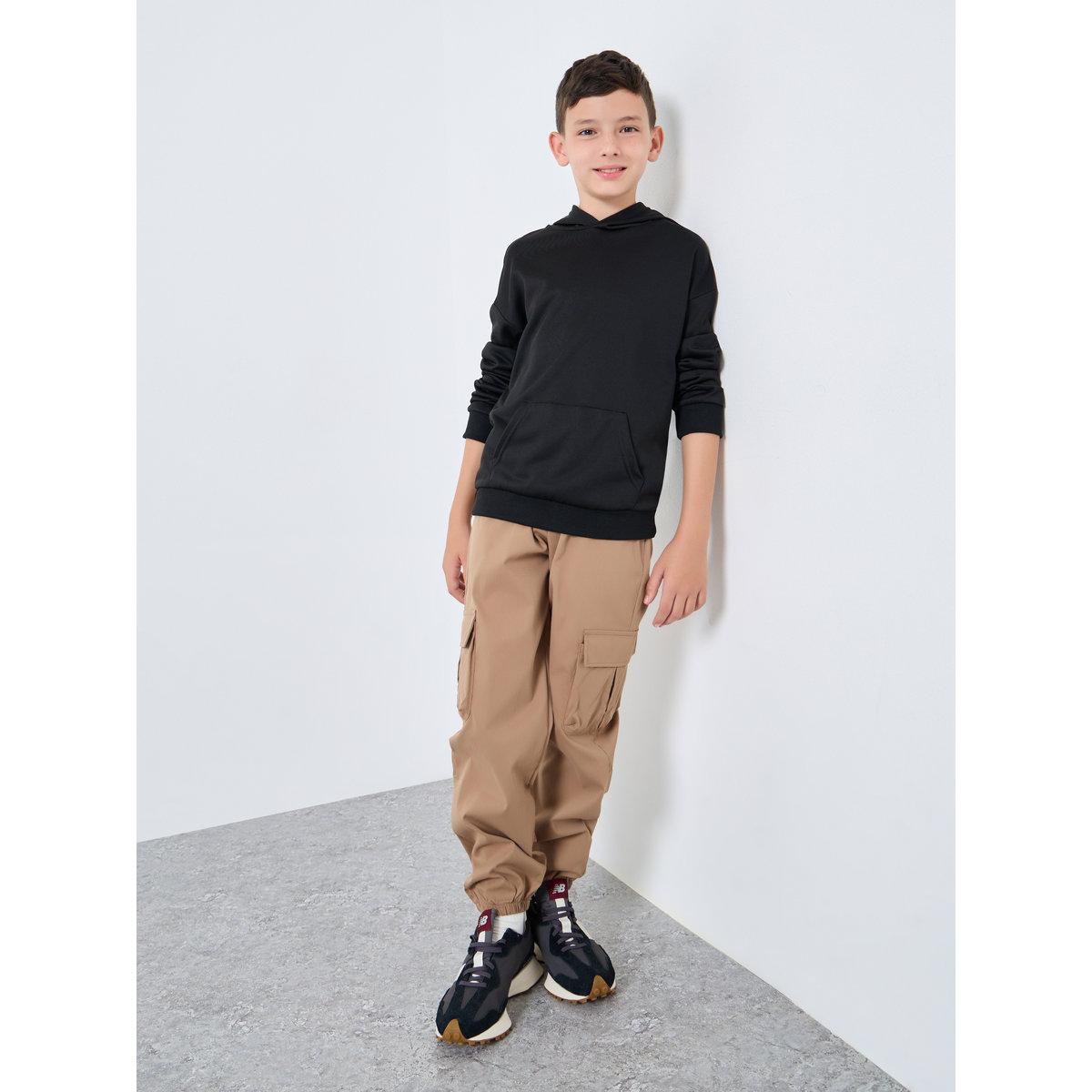 هودي بقصة مريحة وتفاصيل جيب-boys-clothing-winterwear-sweatshirts-image-2
