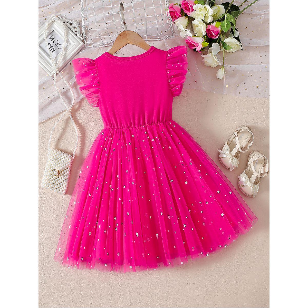 Styli Embellished Mesh Insert Tulle Dress-girls-clothing-dressesandjumpsuits-image-2