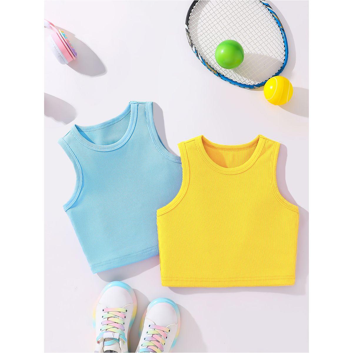 Styli Pack of 2 - Ribbed Basic Tank-girls-clothing-blousesandshirts-image-1
