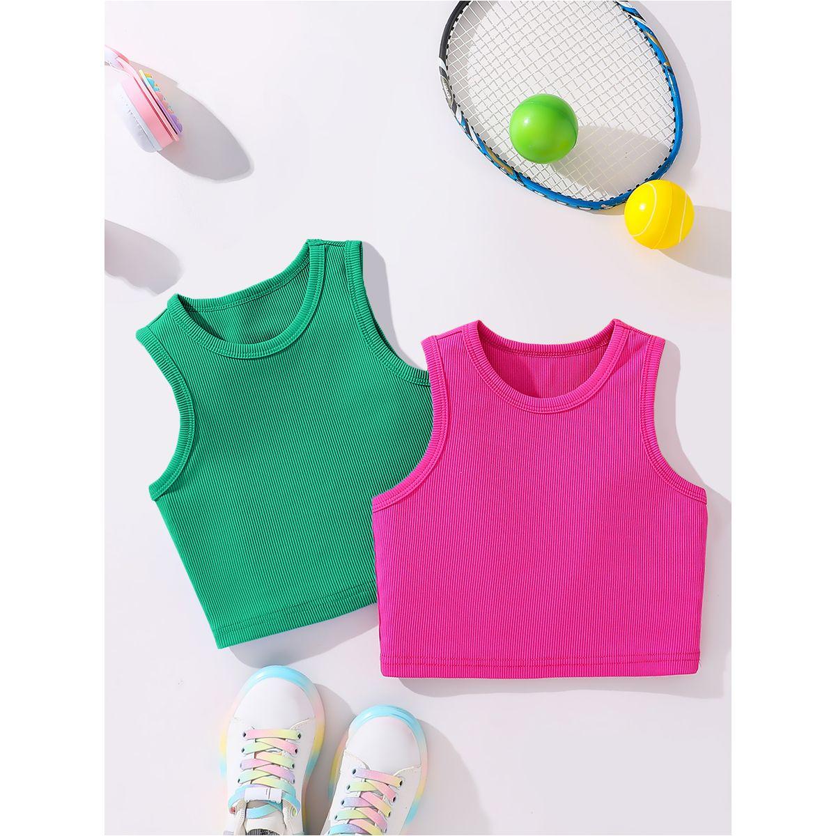 Styli Set of 2 - Solid Ribbed Tank-girls-clothing-blousesandshirts-image-1