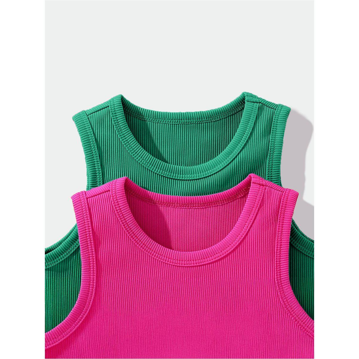 Styli Set of 2 - Solid Ribbed Tank-girls-clothing-blousesandshirts-image-3