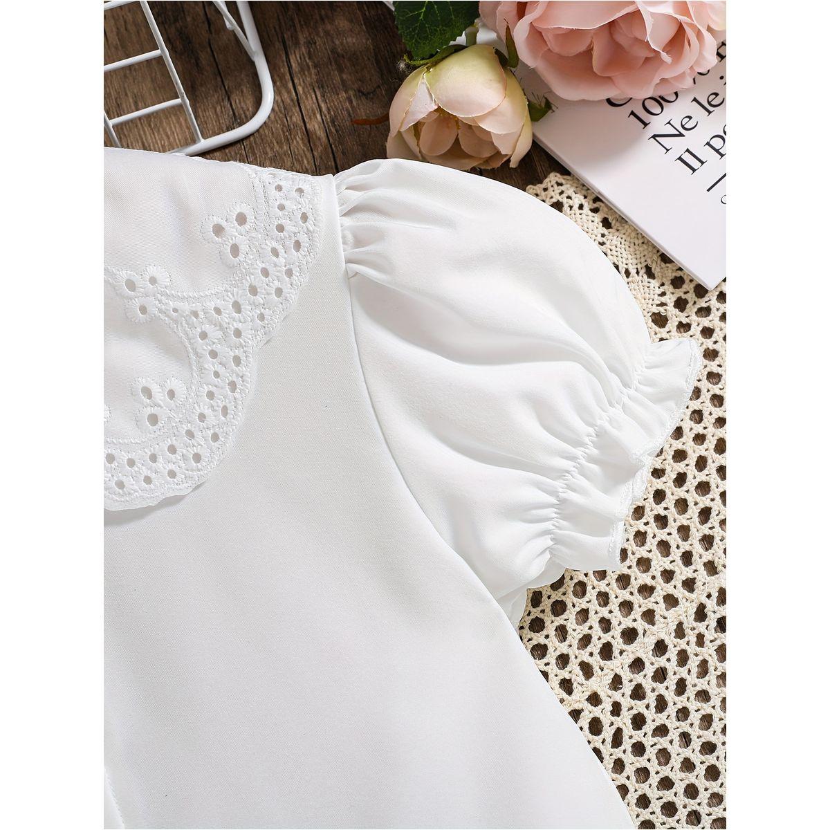 Styli Broderie Peter Pan Collar Shirt-girls-clothing-blousesandshirts-image-4