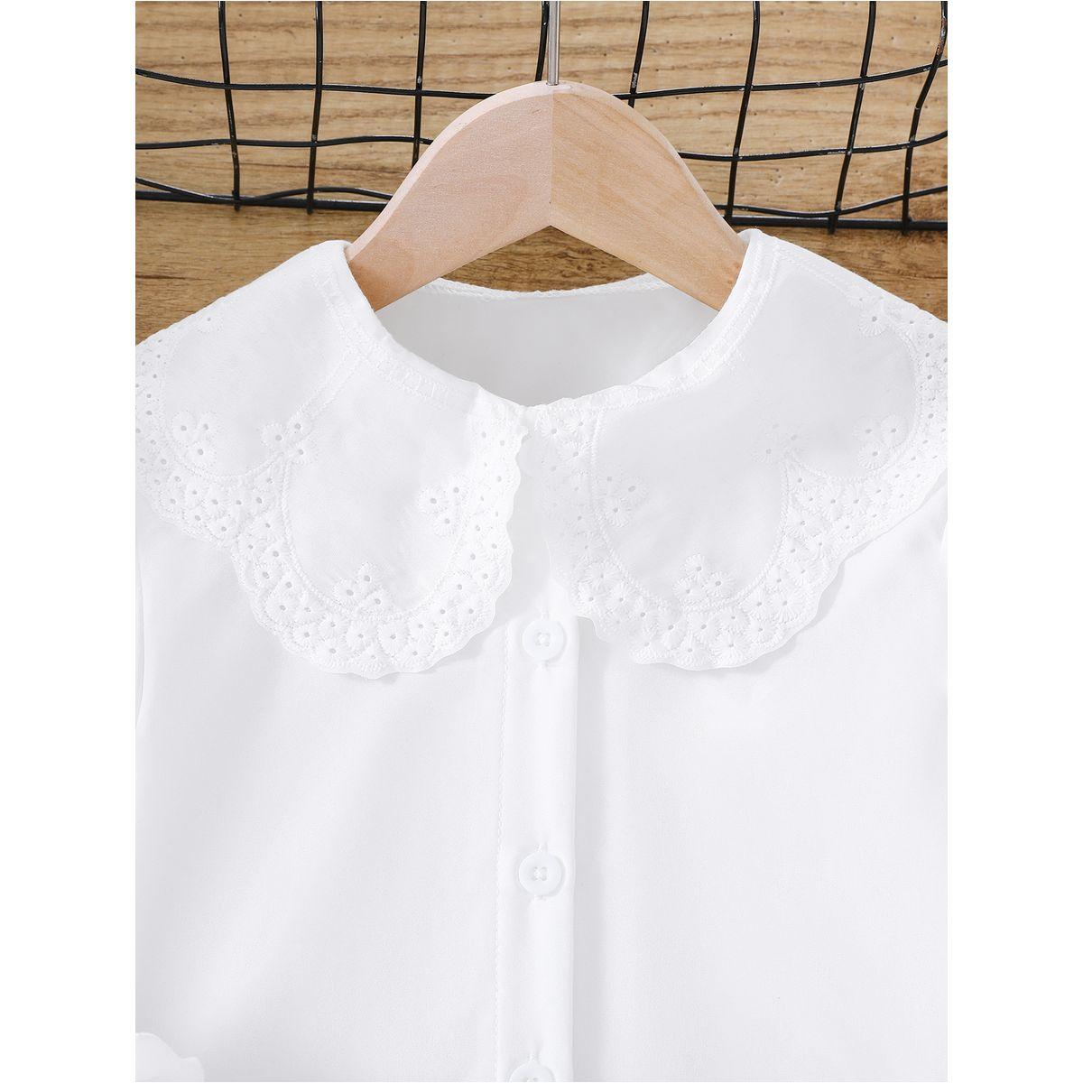 Styli Solid Peter Pan Collar Buttoned Shirt-girls-clothing-blousesandshirts-image-3