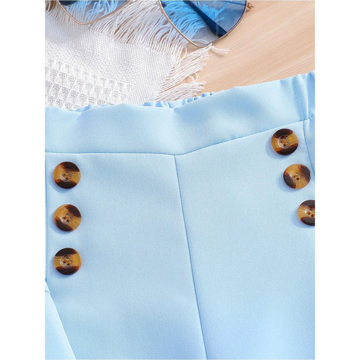 Styli Solid Button Up Vest and Wide Leg Pants Set-girls-clothing-setsandcoords-image-5