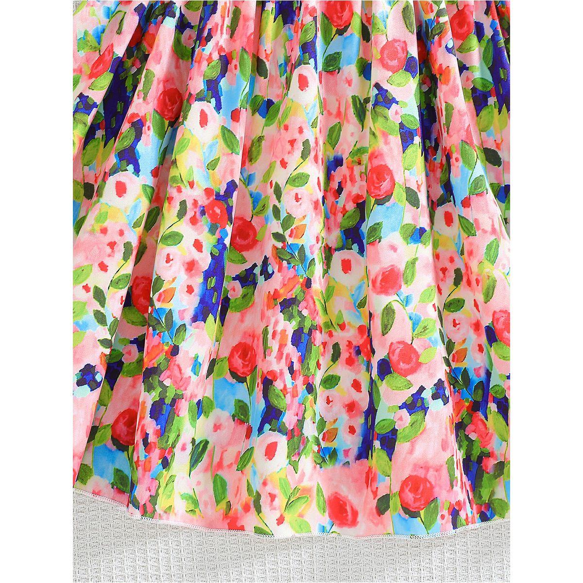 فستان مطبع بالكامل بأكمام منفوخة-girls-clothing-dressesandjumpsuits-image-4
