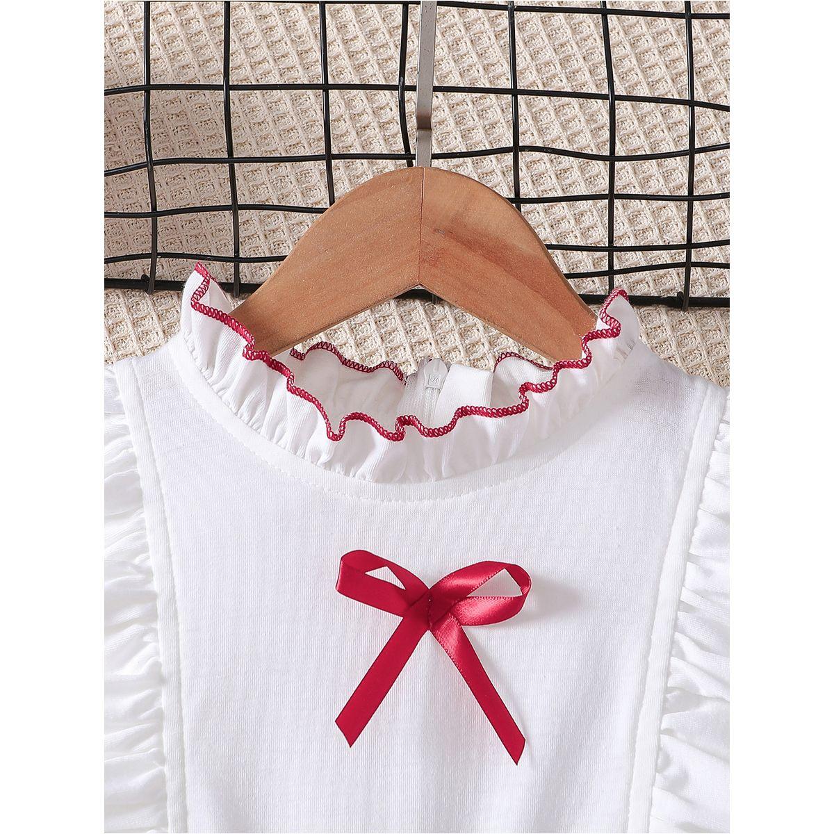 جمبسوت بقصة أرجل واسعة ونمط كُتل الألوان-girls-clothing-rompers-image-3