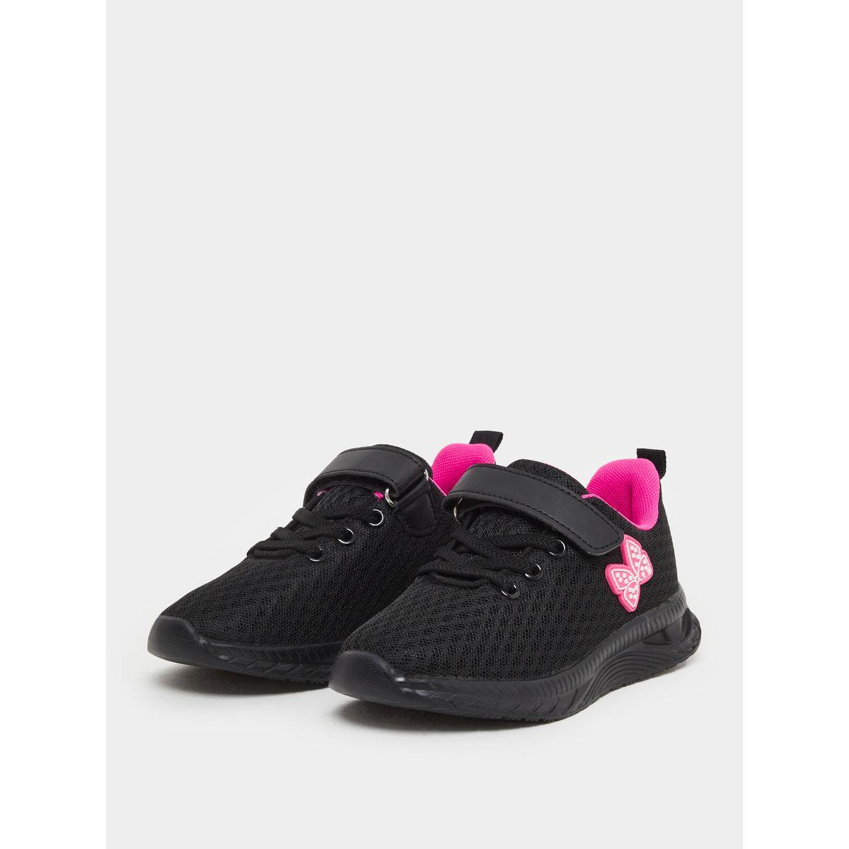حذاء سنيكرز بتفاصيل بارزة الملمس مُزين بفراشة-girls-shoes-sneakers-image-2