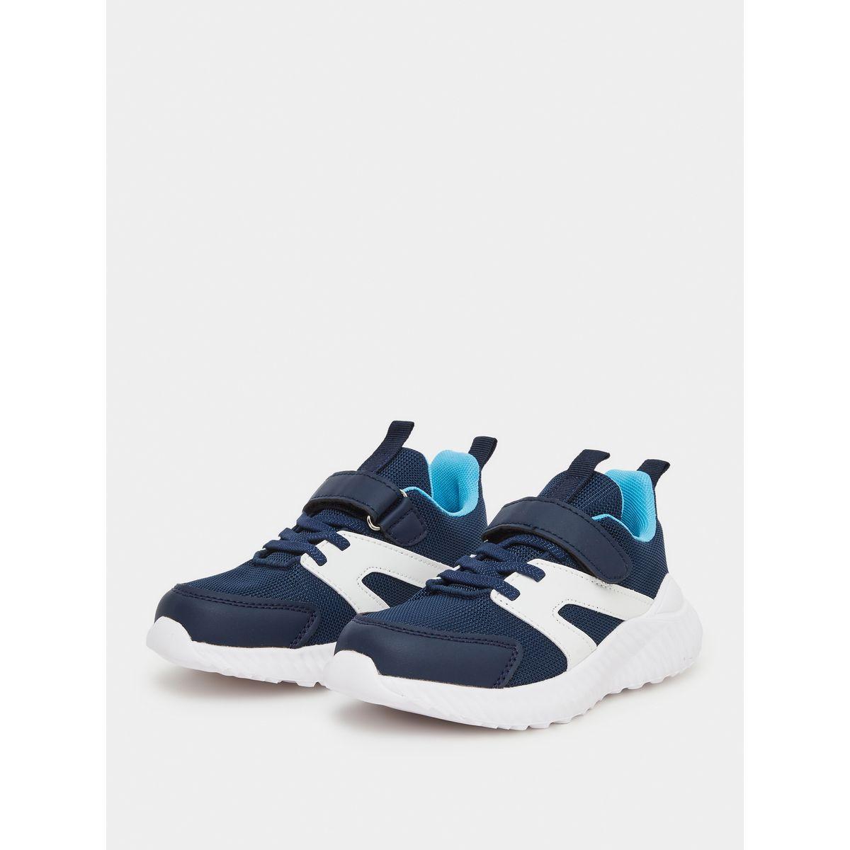 Styli Boys Blue Contrast Panel Sneakers-boys-shoes-sneakers-image-2