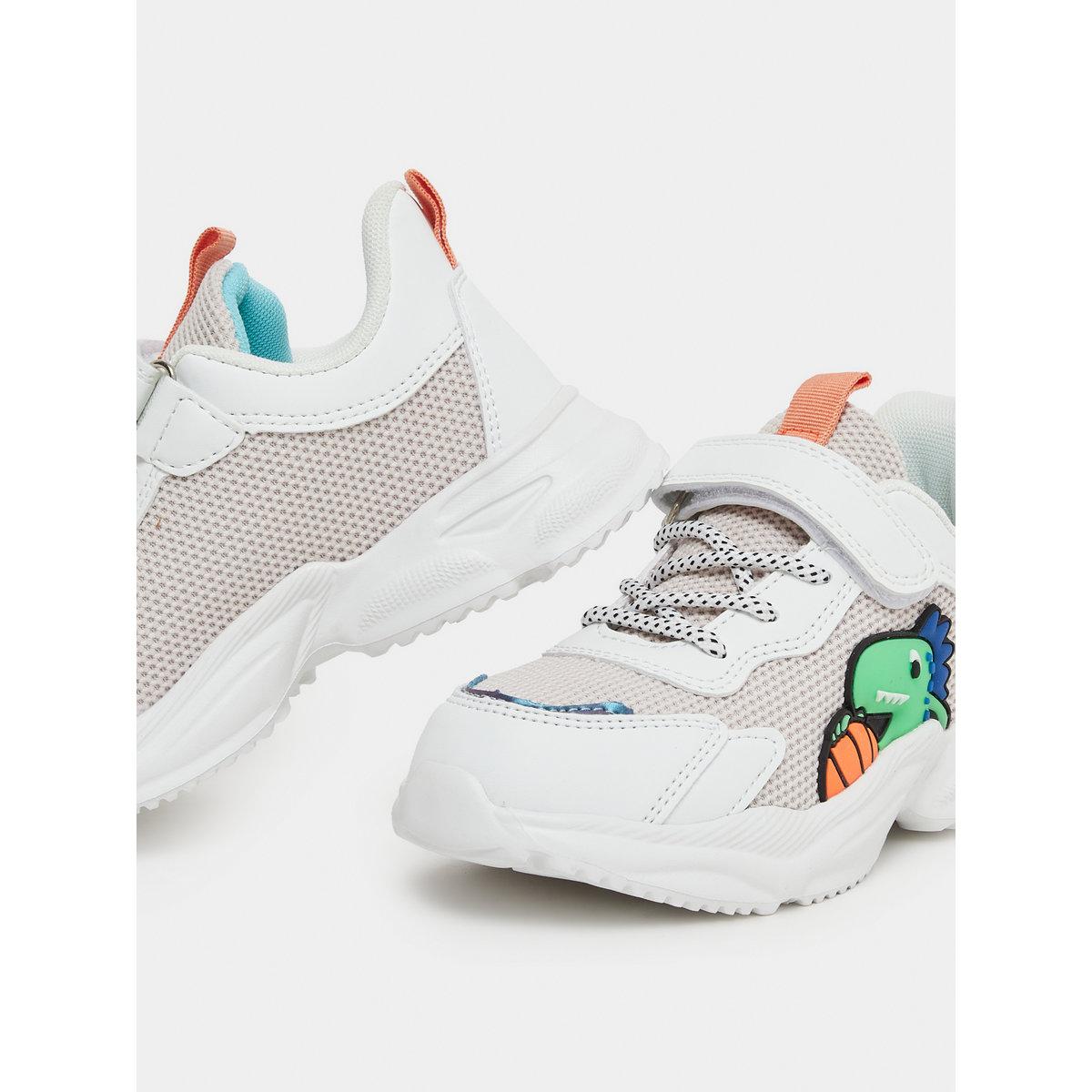 Styli Boys Dino Accent Hook And Loop Sneakers-boys-shoes-sneakers-image-3
