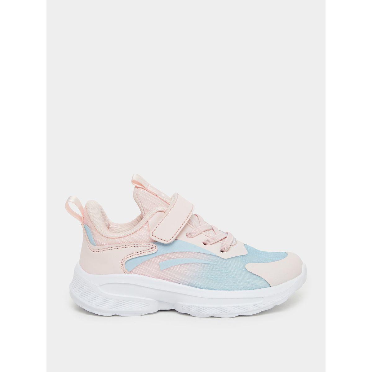 Styli Girls Textured Panel Hook and Loop Sneakers-girls-shoes-sneakers-image-1