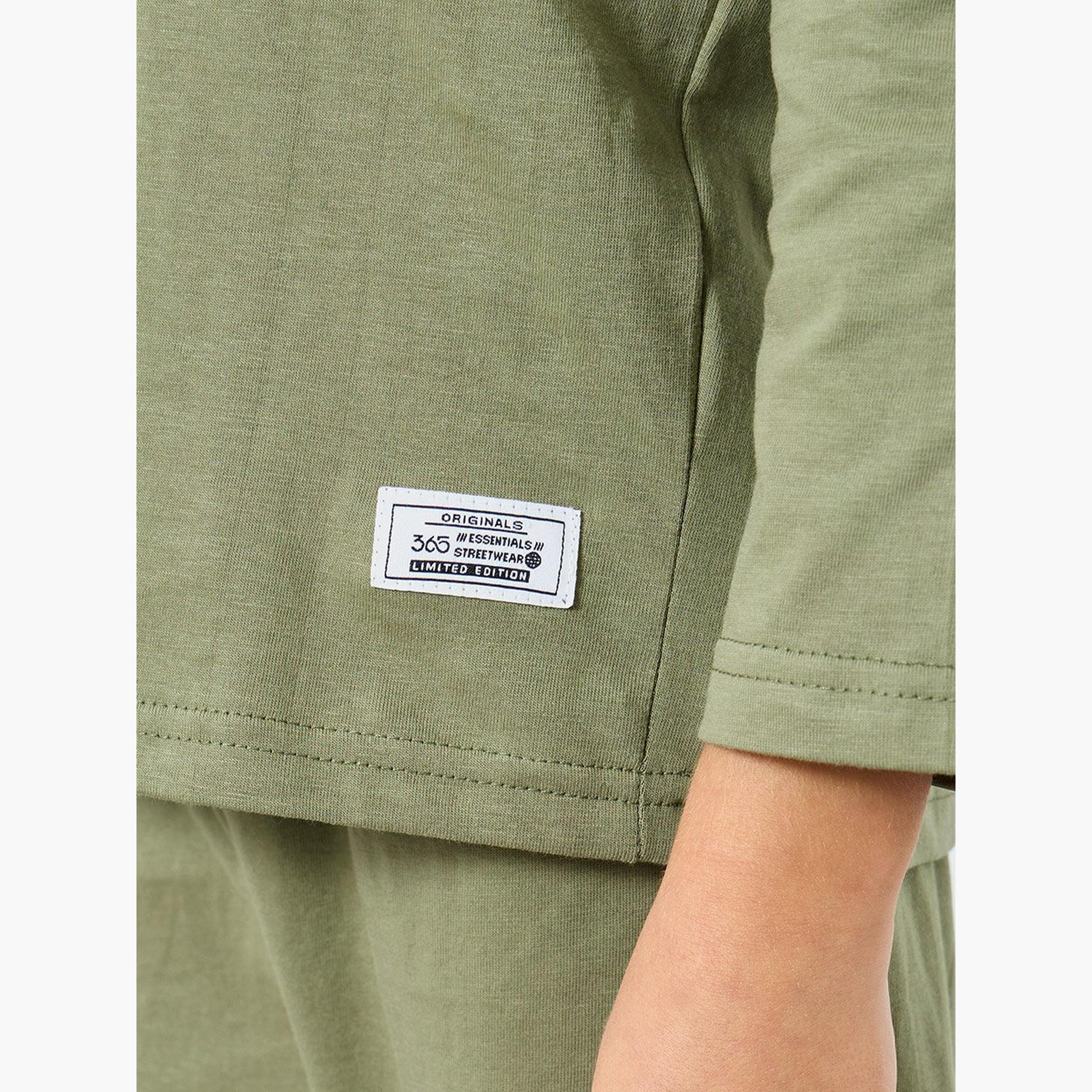 Styli Boys Green Long Sleeve T-Shirt and Joggers Set-boys-clothing-setsandcoords-image-4