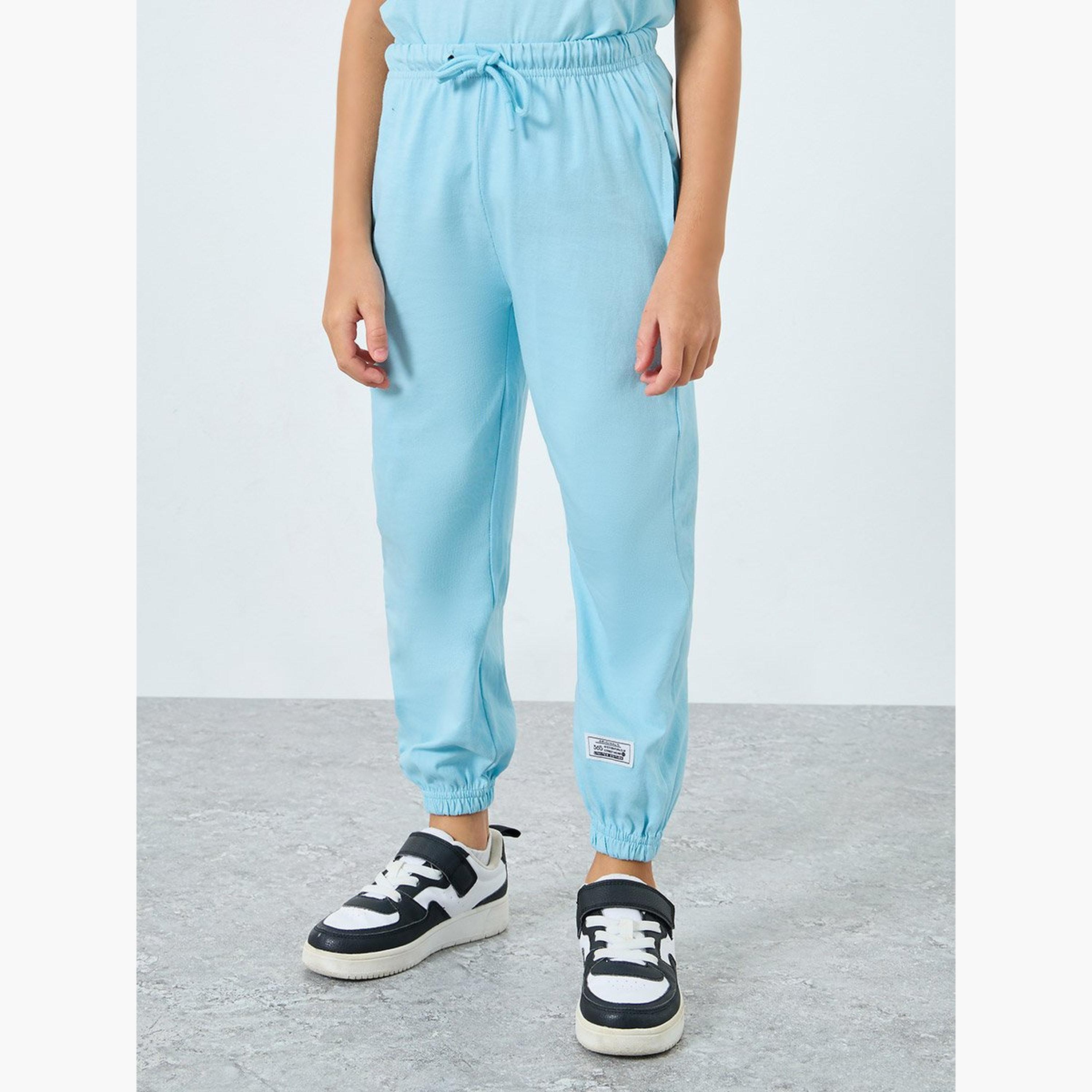 Styli Boys Light Blue Solid T-Shirt and Joggers Set-boys-clothing-setsandcoords-image-5