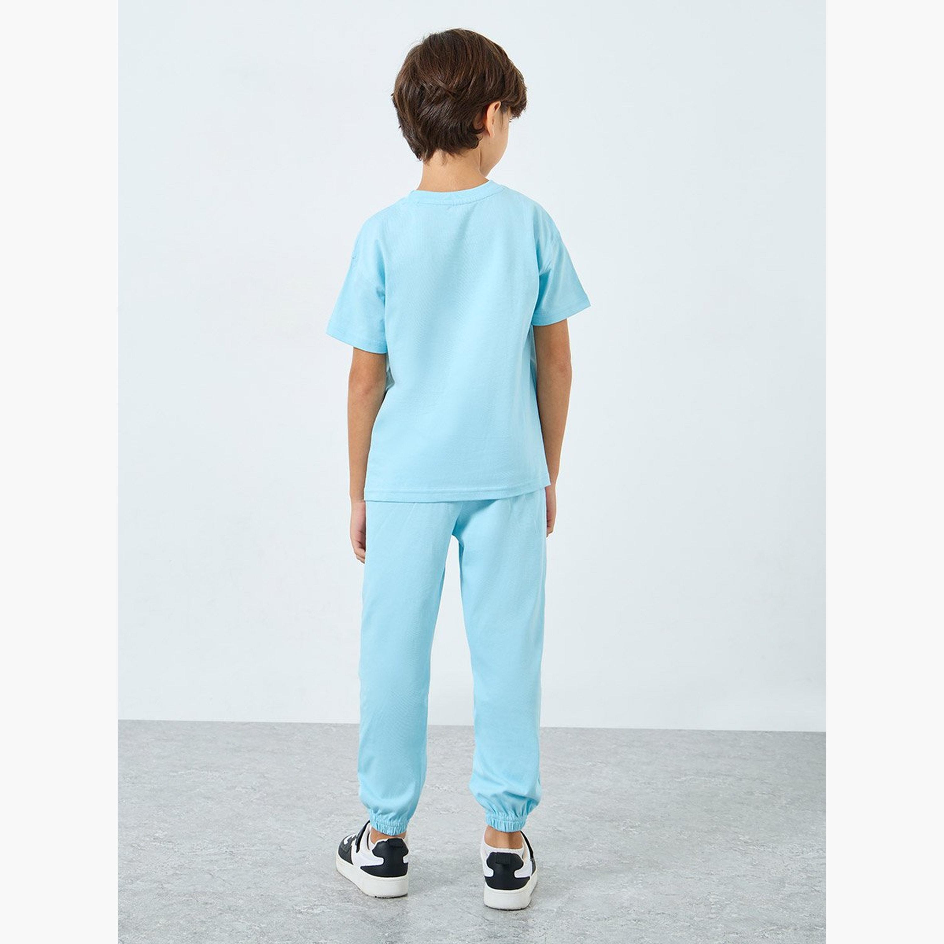 Styli Boys Light Blue Solid T-Shirt and Joggers Set-boys-clothing-setsandcoords-image-6