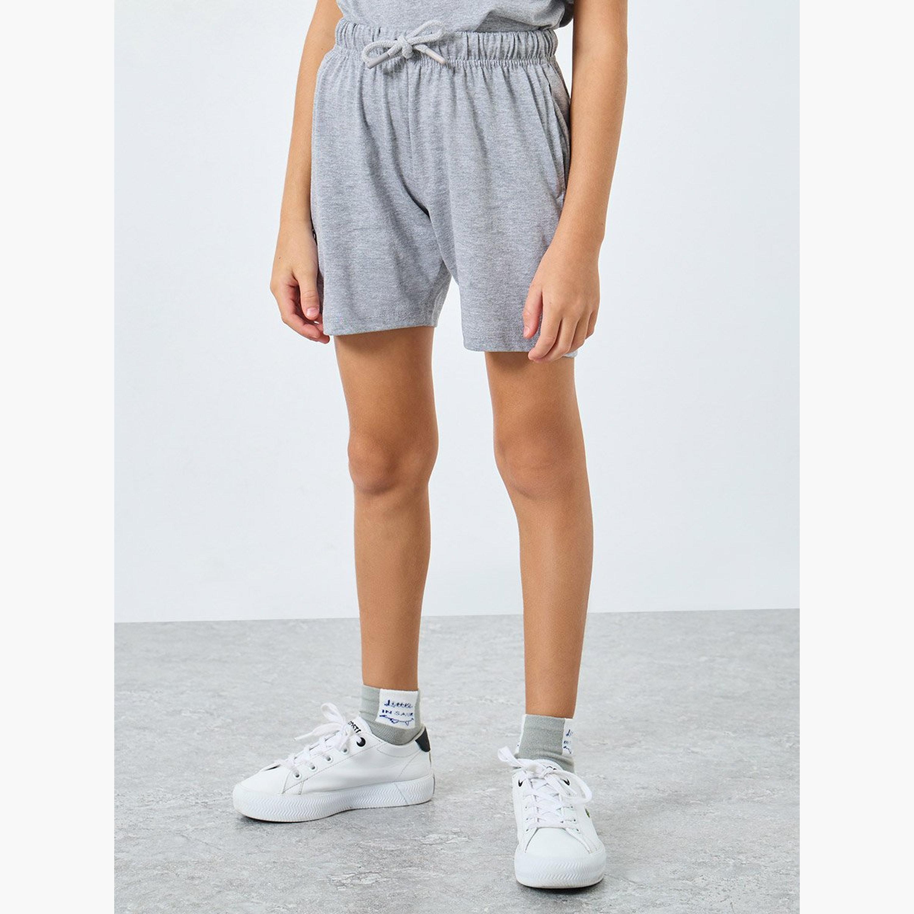 طقم من شورت وتيشيرت سادة-boys-clothing-setsandcoords-image-5