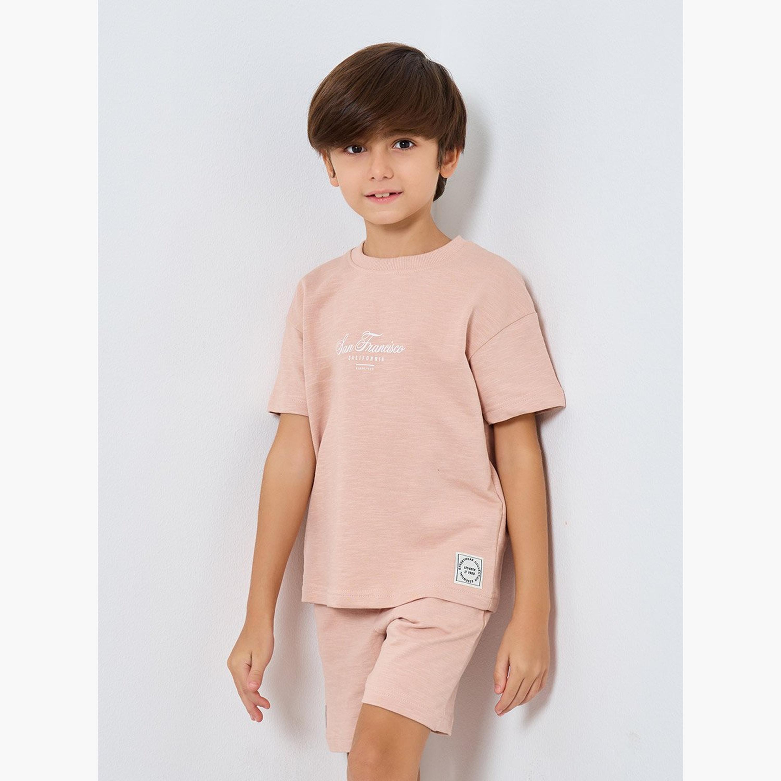 فستان ميدي بحافة واسعة وطبعة زهور-boys-clothing-setsandcoords-image-2