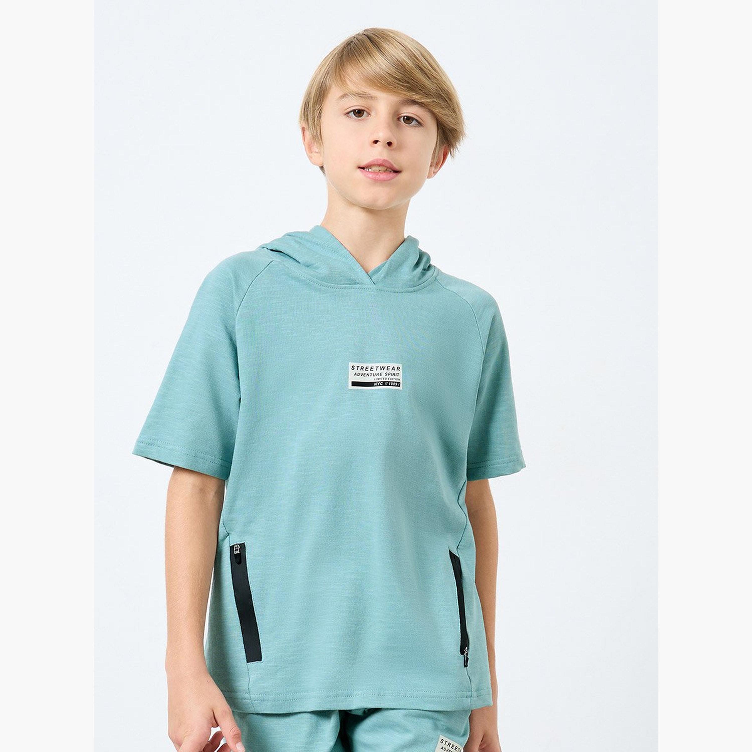 طقم بلوزة بقبعة مع شورت-boys-clothing-setsandcoords-image-2