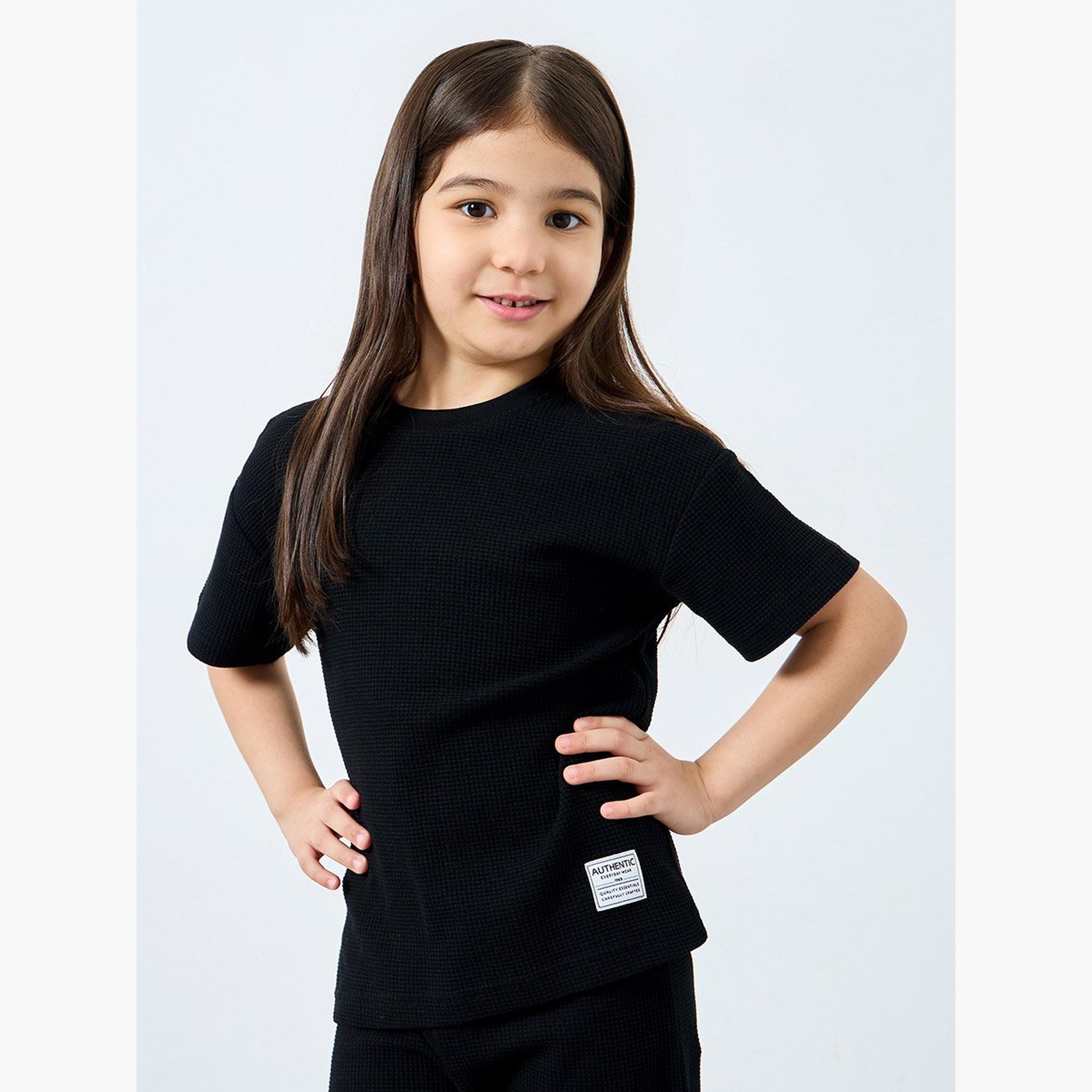 طقم من بنطال جوغر وبلوزة محبوكة-girls-clothing-setsandcoords-image-2