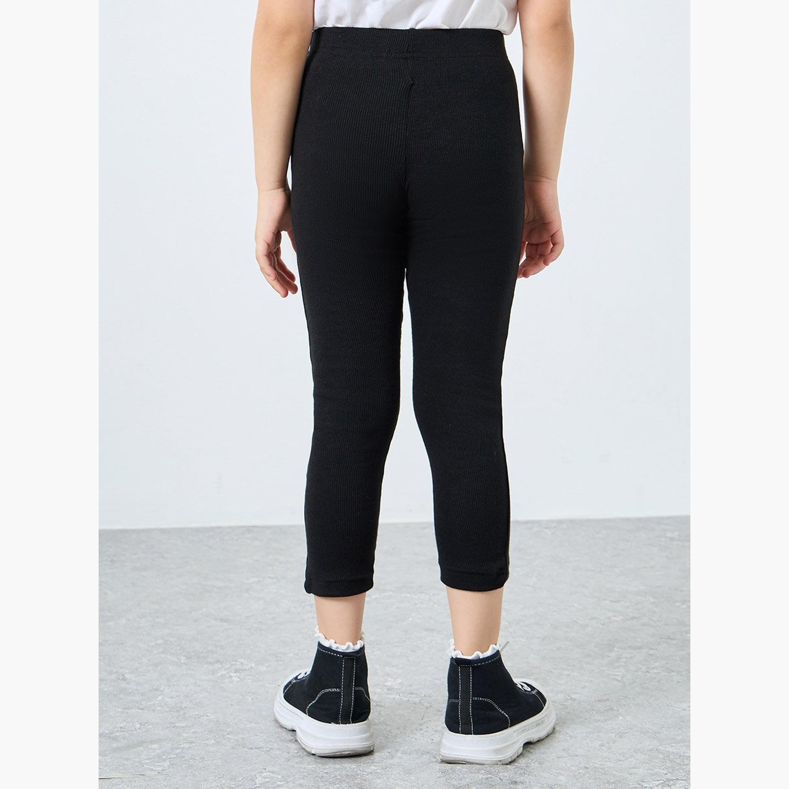 بنطال ليقنز بتفاصيل شارة-girls-clothing-bottoms-leggings-image-4