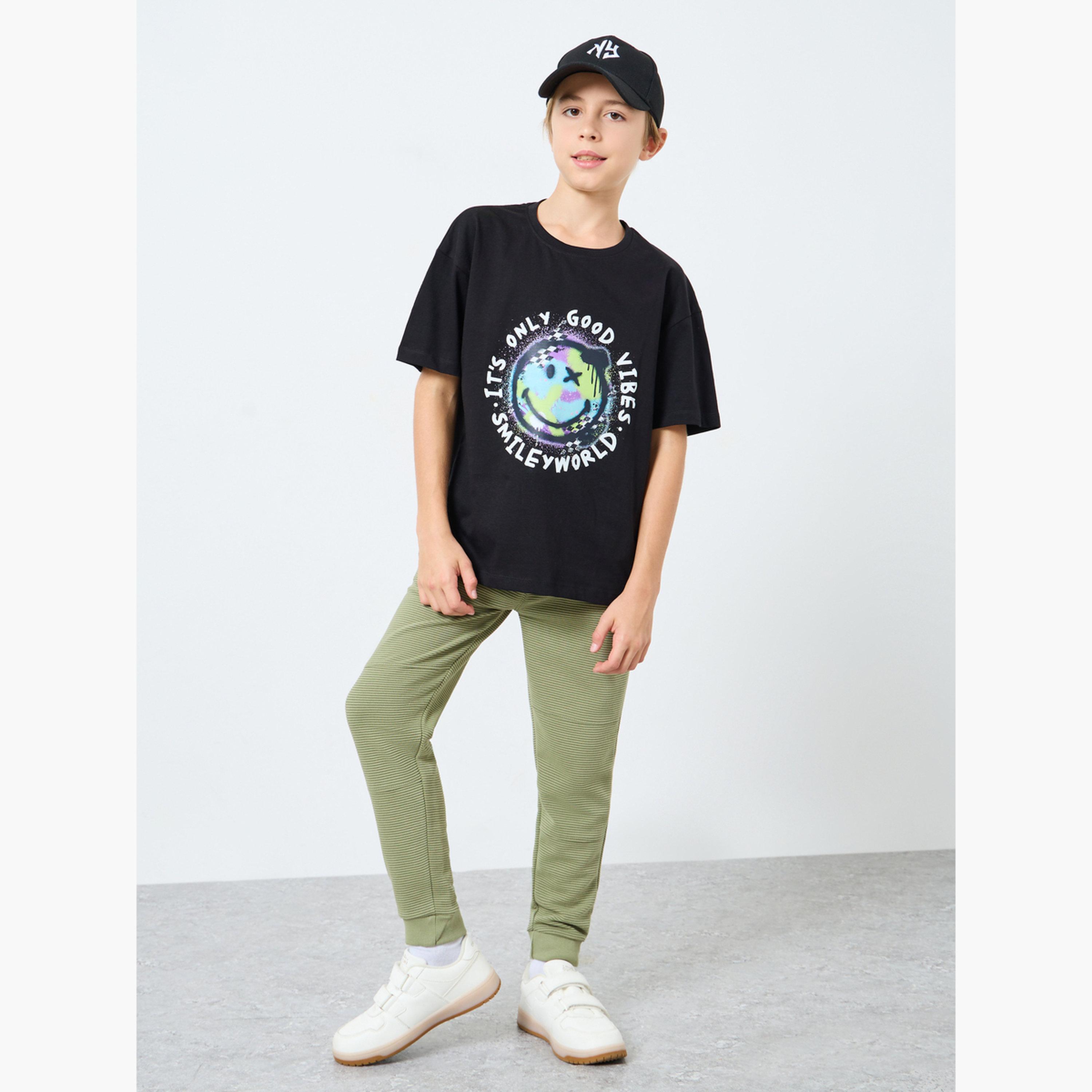 ستايلي - بنطال رياضي عثماني من القطن المحبوك لون أخضر للمراهقين-boys-clothing-bottoms-joggersandtrackpants-image-2