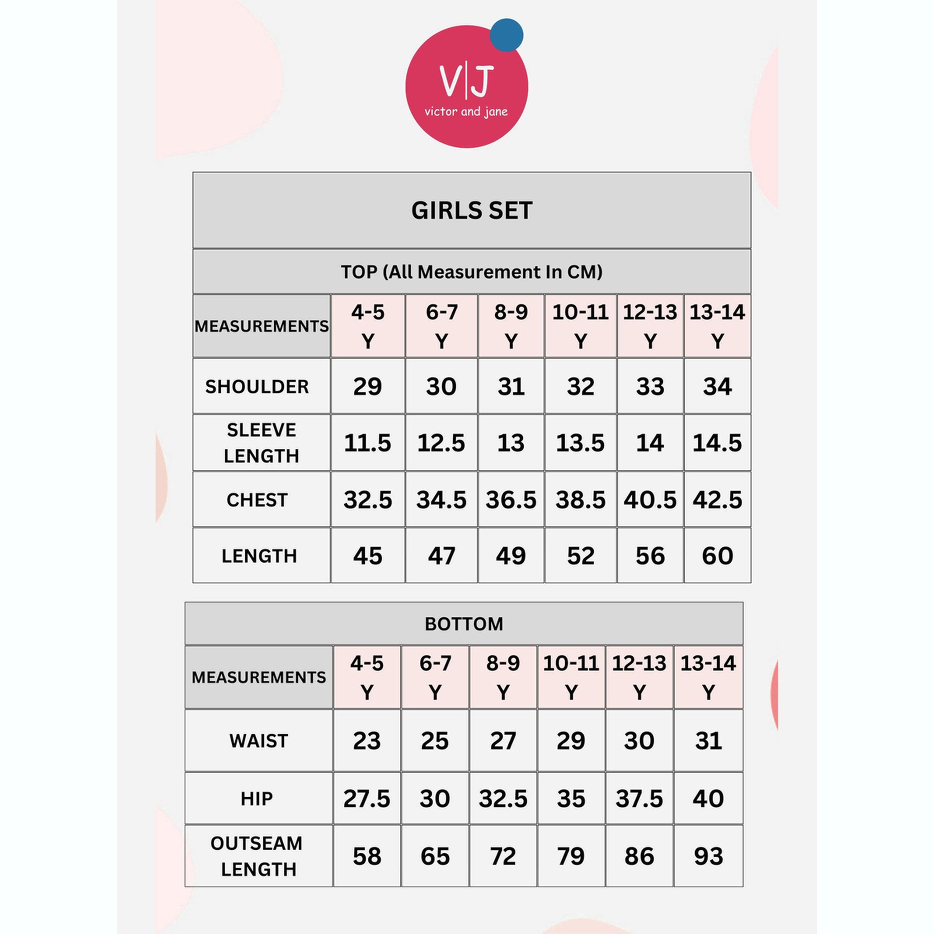 Victor and Jane X Styli Slogan Print Round Neck T-Shirt and Pyjama Set-girls-clothing-setsandcoords-image-4