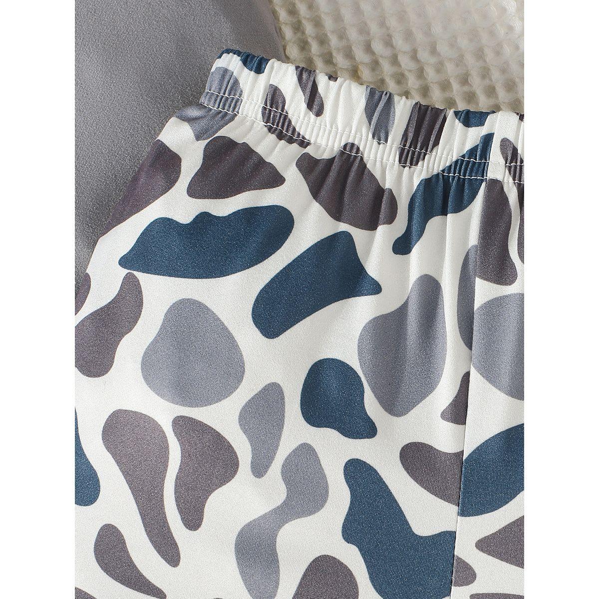 Styli Graphic Print Round Neck T-Shirt and Shorts Set-boys-clothing-setsandcoords-image-6