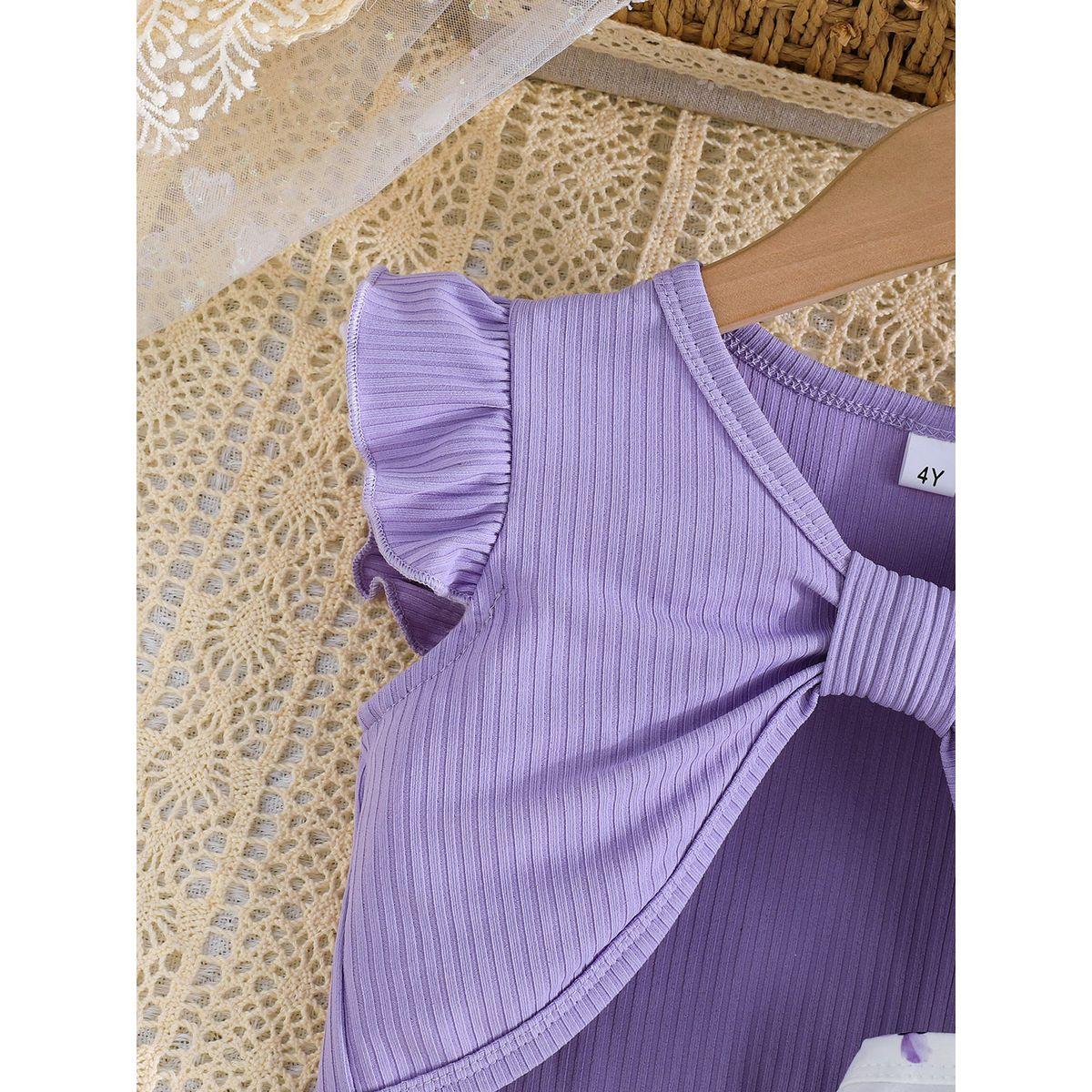 فستان بطبعة زهور مع جاكيت بوليرو-girls-clothing-setsandcoords-image-3