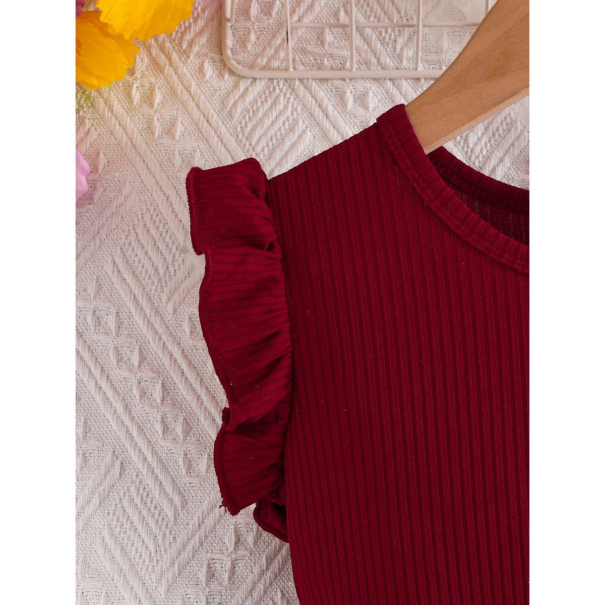 فستان بطبعة فراشات مع تفاصيل فيونكة وكشكش-girls-clothing-dressesandjumpsuits-image-3