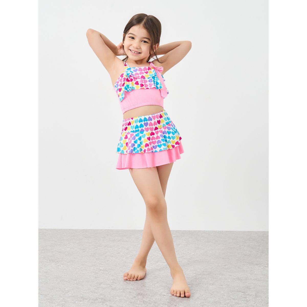 بلوزة وتنورة للسباحة مع كاب-sports-girls-clothing-sets-image-1