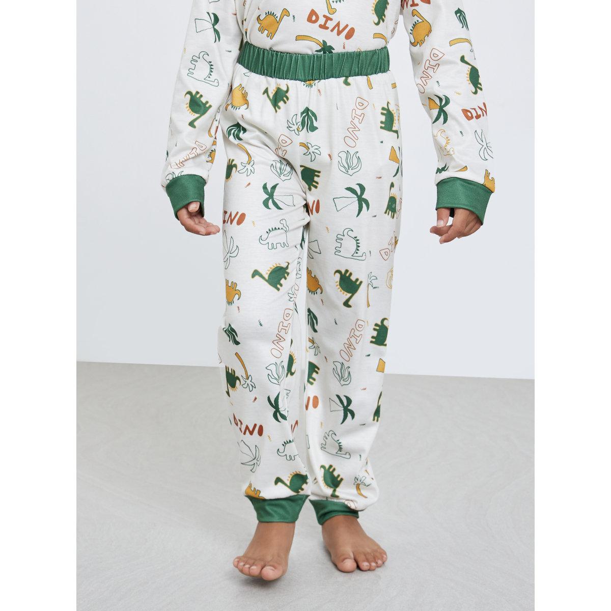 طقم من بنطال بيجاما وتيشيرت بطبعة ديناصور-boys-clothing-nightwear-image-5