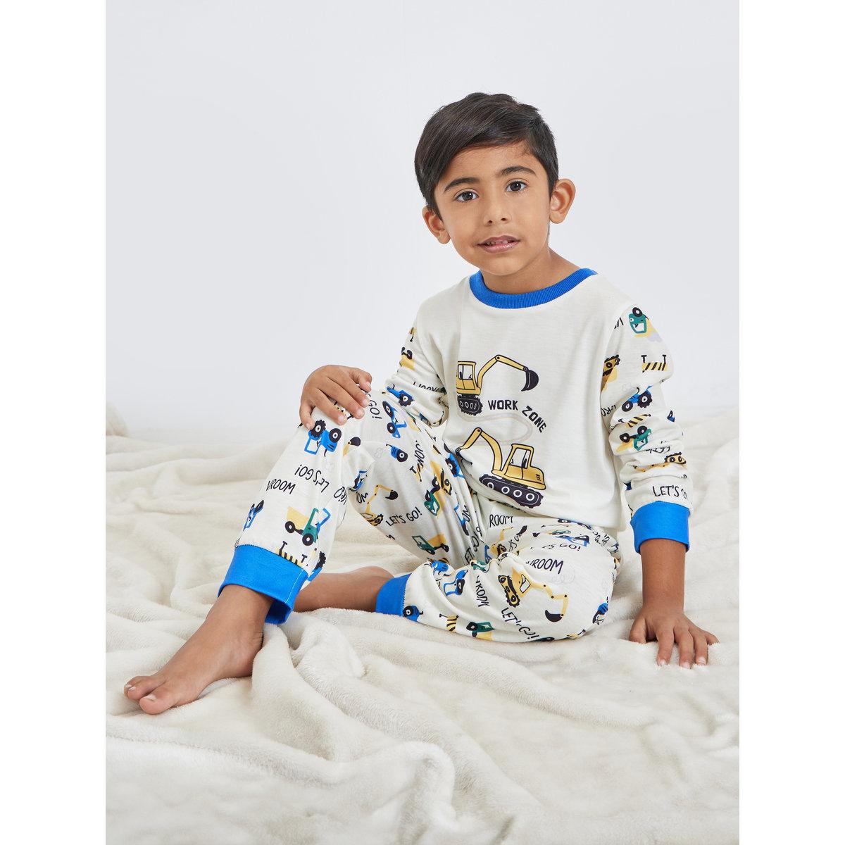 طقم من بنطال بيجاما وبلوزة بطبعة جرافيك-boys-clothing-nightwear-image-1
