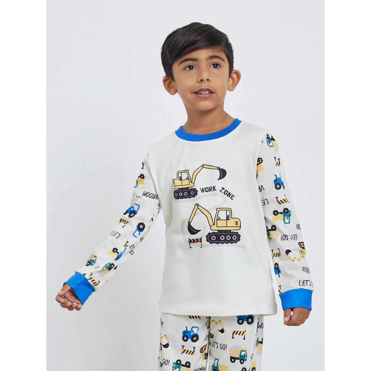 طقم من بنطال بيجاما وبلوزة بطبعة جرافيك-boys-clothing-nightwear-image-3